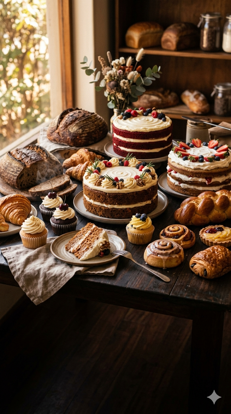 Tahitha Delights cakes and pastries
