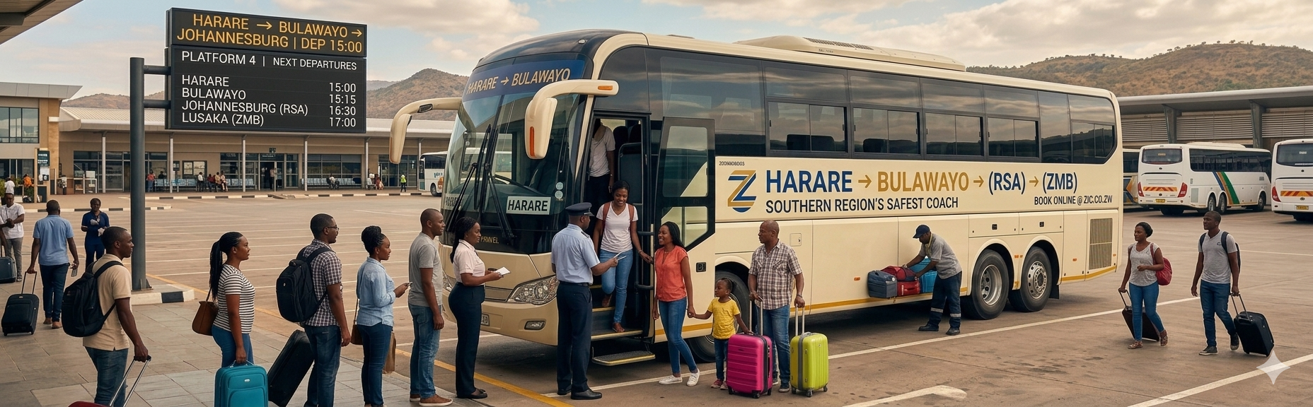 Long distance bus travel